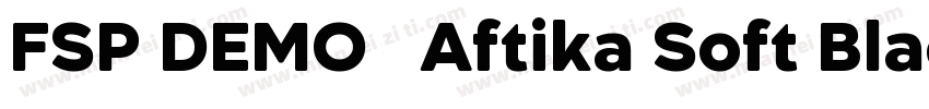 FSP DEMO   Aftika Soft Black Regul字体转换